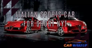 Italian Sports Car For Short NYT