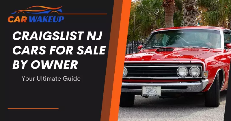 Craigslist NJ Cars For Sale By Owner: